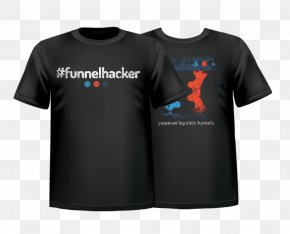 Design T-shirt - T-shirt Funnel Hacking Sleeve Top PNG