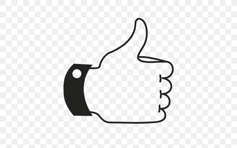Thumb Signal Hand Gesture Finger, PNG, 512x512px, Thumb, Area, Black, Black And White, Digit Download Free