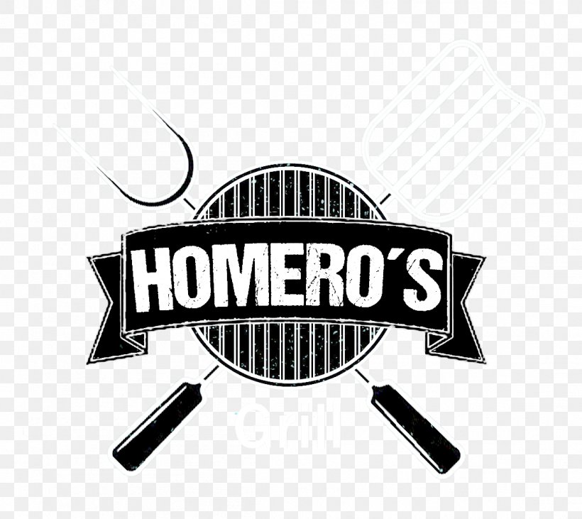 Barbecue Logo Hamburger Food Restaurant, PNG, 1151x1027px, 1 2 3, Barbecue, Black And White, Brand, Bread Download Free