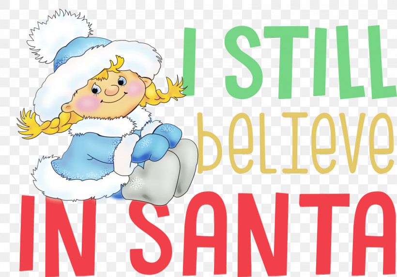 Christmas Day, PNG, 3000x2092px, Believe In Santa, Behavior, Cartoon, Character, Christmas Download Free