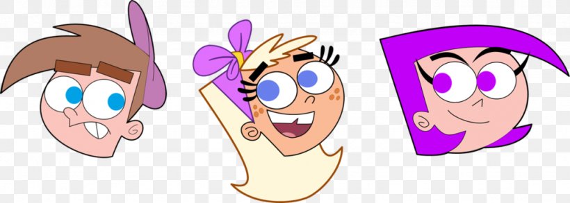 Timmy Turner Chloe Carmichael Character The Fairly OddParents Season 1 The Jimmy Timmy Power Hour, PNG, 1024x367px, Watercolor, Cartoon, Flower, Frame, Heart Download Free