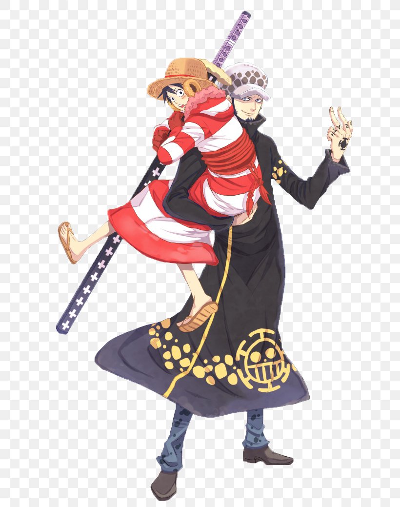 Monkey D. Luffy Trafalgar D. Water Law Roronoa Zoro Vinsmoke Sanji One Piece, PNG, 684x1039px, Watercolor, Cartoon, Flower, Frame, Heart Download Free