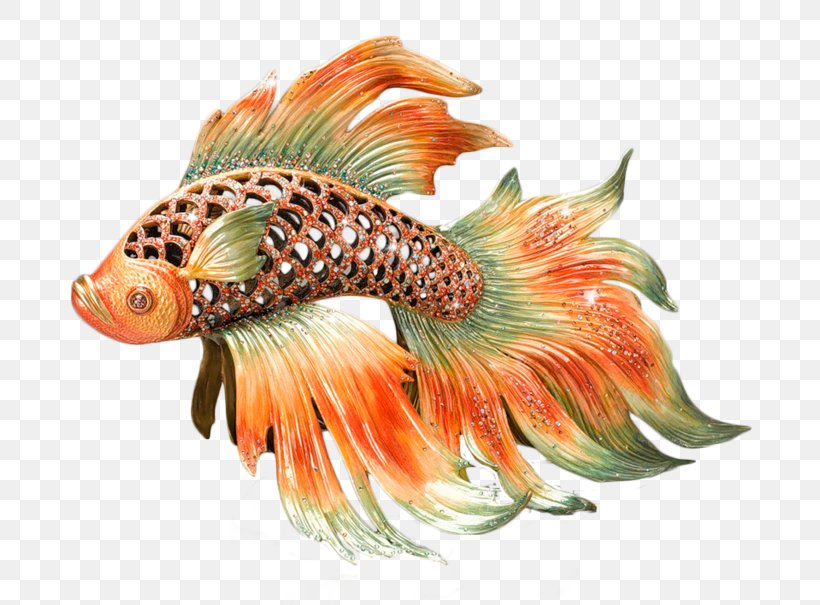 Siamese Fighting Fish Figurine, PNG, 700x605px, Siamese Fighting Fish, Figurine, Fish, Orange, Tail Download Free