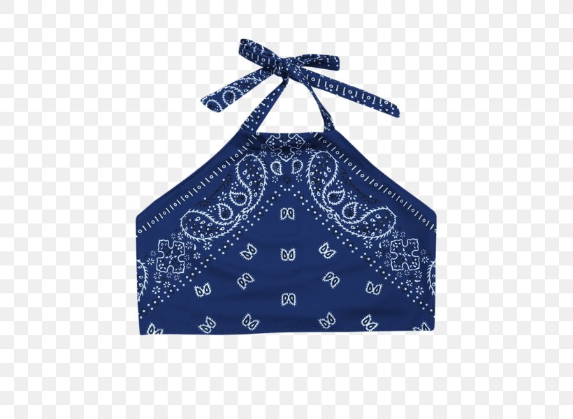 Halterneck Crop Top Clothing Shirt Kerchief, PNG, 451x600px, Halterneck, Blue, Clothing, Cobalt Blue, Crop Top Download Free