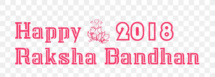 Raksha Bandhan., PNG, 2500x900px, Logo, Area, Brand, Magenta, Pink Download Free