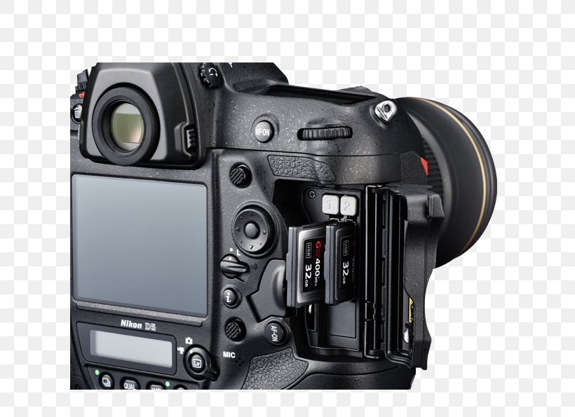 Nikon D5 Full-frame Digital SLR Camera XQD Card, PNG, 700x595px, 4k Resolution, Nikon D5, Autofocus, Camera, Camera Accessory Download Free
