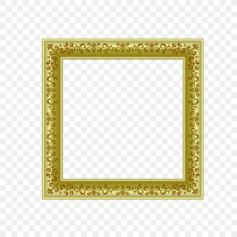 Picture Frame Yellow Flooring Pattern, PNG, 1000x1000px, Picture Frame, Flooring, Rectangle, Square Inc, Symmetry Download Free