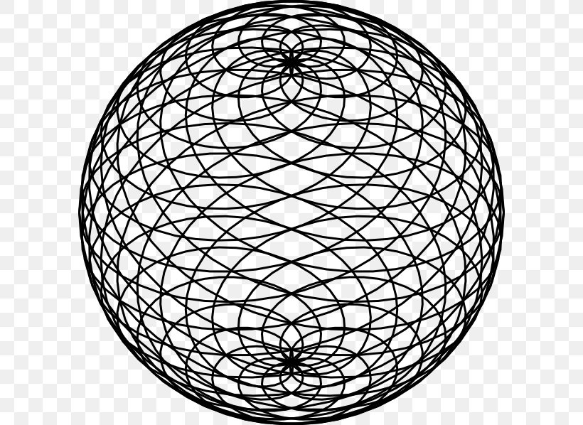 Wire-frame Model Sphere Clip Art, PNG, 600x598px, Wireframe Model, Ball, Black And White, Inkscape, Layers Download Free