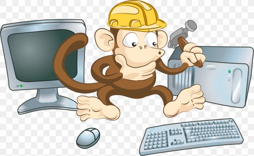 Ape Royalty-free Monkey Illustration, PNG, 1712x1054px, Ape, Architectural Engineering, Cartoon, Communication, Computer Download Free