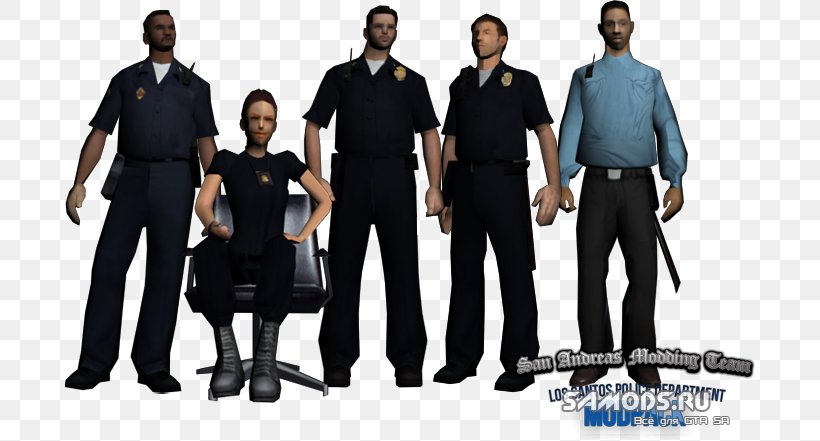 Grand Theft Auto: San Andreas Los Angeles Police Department San Andreas Multiplayer Grand Theft Auto V, PNG, 690x441px, Grand Theft Auto San Andreas, Army Officer, Brand, Formal Wear, Grand Theft Auto Download Free