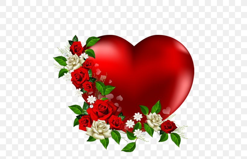 Heart Flower Desktop Wallpaper Clip Art, PNG, 590x529px, Heart, Cut Flowers, Floral Design, Floristry, Flower Download Free