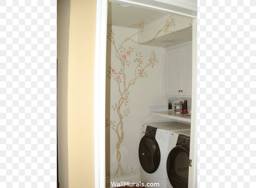 Laundry Room Mural Wall, PNG, 800x600px, Room, Clothes Line, Clothing, Flower, Furniture Download Free