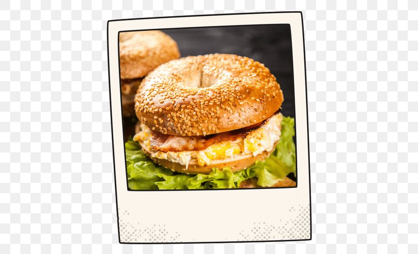 Salmon Burger Breakfast Sandwich Egg Sandwich Cheeseburger, PNG, 500x500px, Salmon Burger, Bagel, Baked Goods, Breakfast, Breakfast Sandwich Download Free