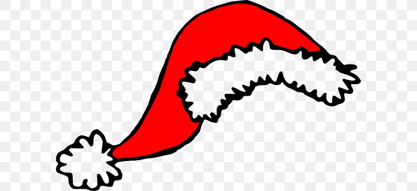 Santa Claus Christmas Hat Santa Suit Clip Art, PNG, 600x377px, Santa Claus, Area, Black And White, Cap, Christmas Download Free