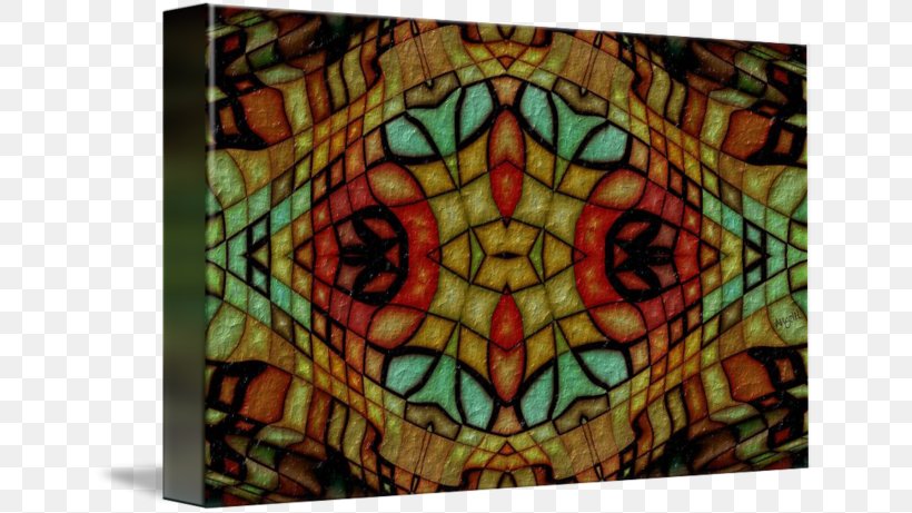 Stained Glass Art Symmetry Pattern, PNG, 650x461px, Stained Glass, Art, Glass, Material, Stain Download Free