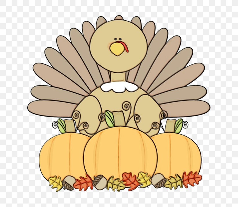 Thanksgiving, PNG, 735x712px, Watercolor, Cartoon, Leaf, Paint, Plant Download Free