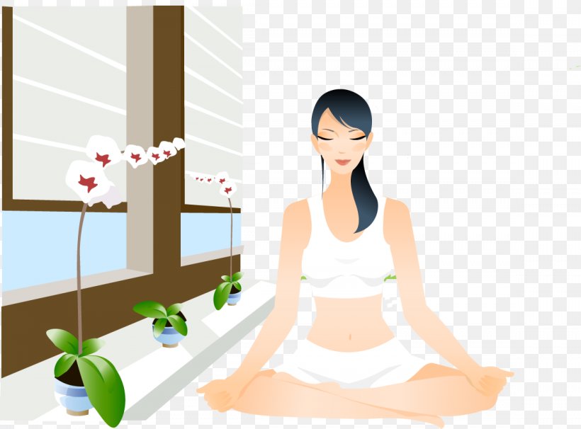 Yoga Royalty-free Illustration, PNG, 1148x849px, Watercolor, Cartoon, Flower, Frame, Heart Download Free
