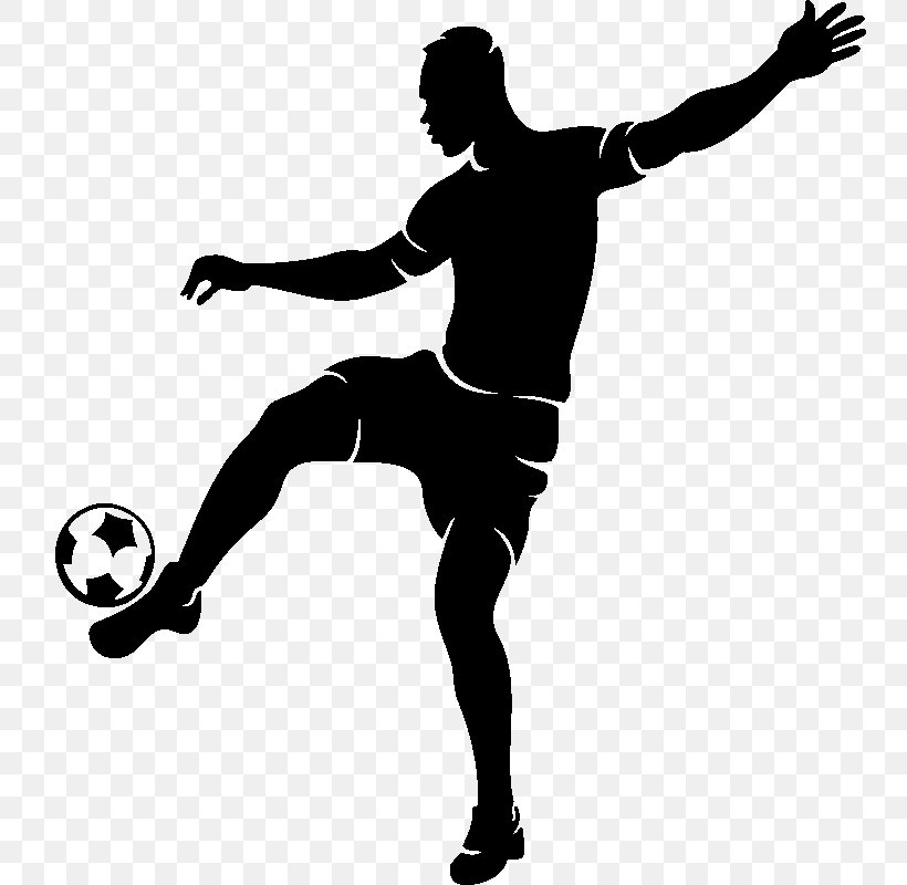 Football Player Silhouette, PNG, 800x800px, Football, Arm, Ball, Black And White, Depositphotos Download Free