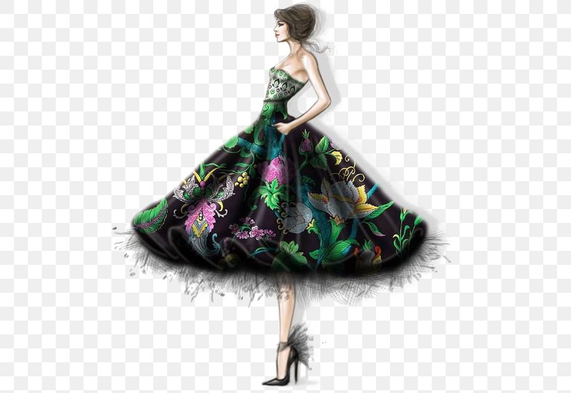 Model Drawing Fashion Illustrator Illustration, PNG, 564x564px, Watercolor, Cartoon, Flower, Frame, Heart Download Free