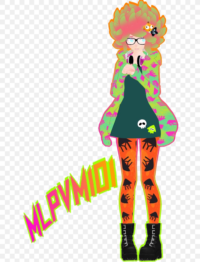 Splatoon Fashion Illustration Clip Art, PNG, 721x1074px, Splatoon, Art, Behavior, Character, Clothing Download Free