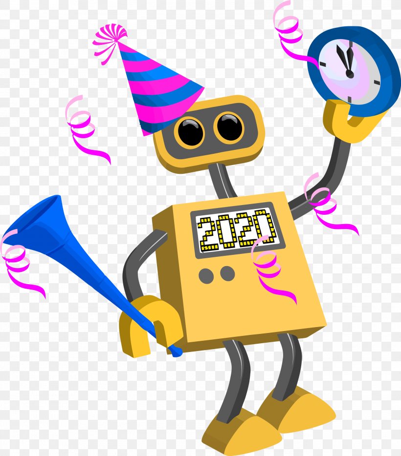 Happy New Year 2020 New Years 2020 2020, PNG, 2746x3131px, 2020, Happy New Year 2020, Cartoon, Machine, New Years 2020 Download Free