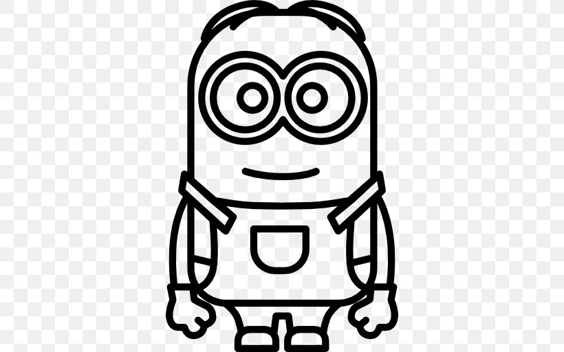 Minions, PNG, 512x512px, Bob The Minion, Area, Black And White, Cdr, Despicable Me Download Free
