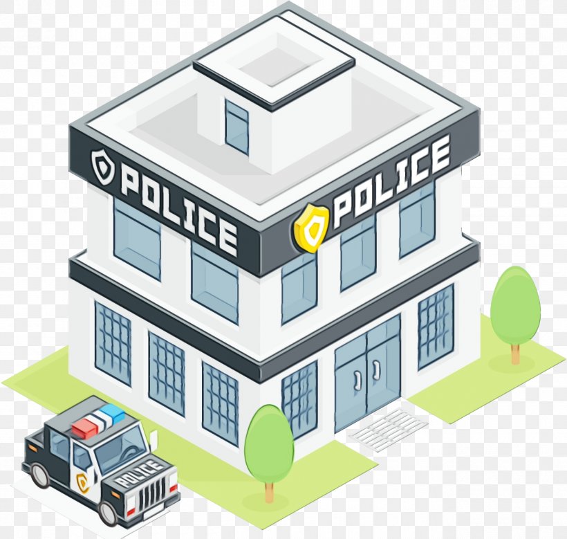 Police Station Police Officer Police Precinct Transparency, PNG, 1300x1235px, Watercolor, Architecture, Building, Commercial Building, Diagram Download Free