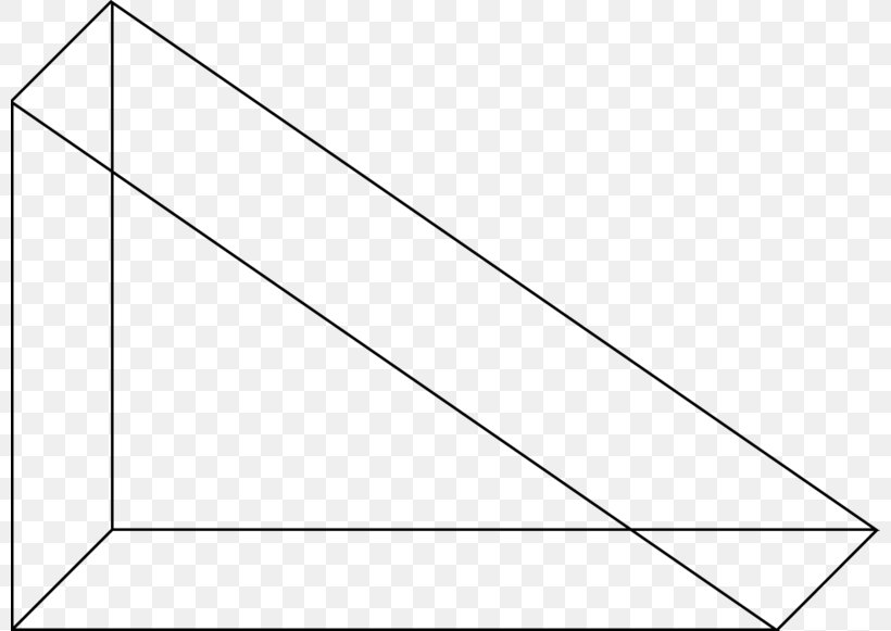 Triangle Surface Area Triangular Prism, PNG, 800x581px, Triangle, Area, Base, Black, Black And White Download Free