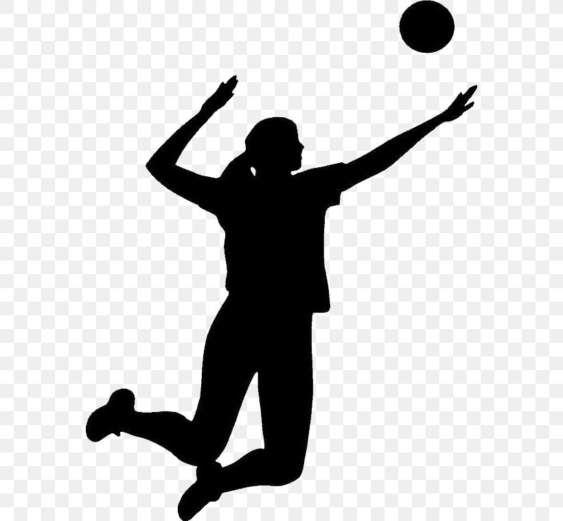 Volleyball Sport Clip Art, PNG, 570x760px, Volleyball, Arm, Ball, Beach Volleyball, Black And White Download Free