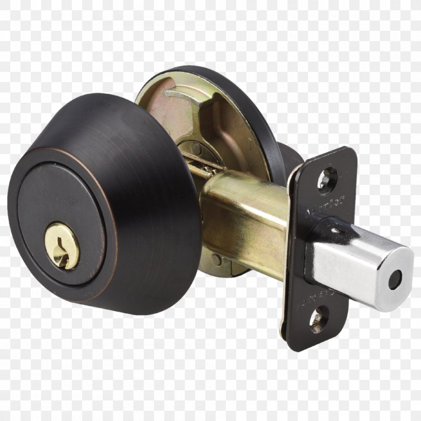 Dead Bolt Master Lock Latch Door, PNG, 1000x1000px, Dead Bolt, Architectural Ironmongery, Barillet, Bronze, Cylinder Download Free