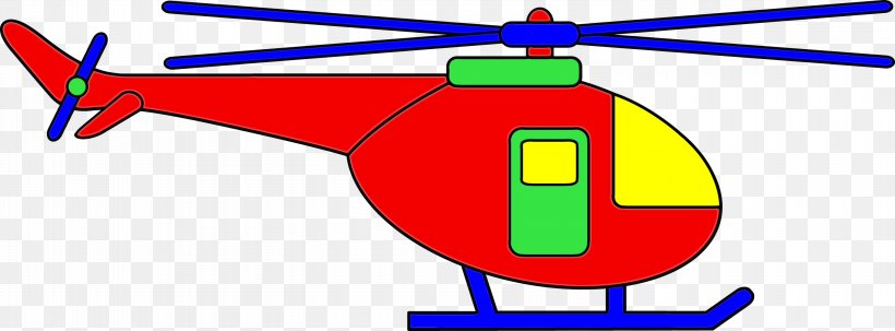 Helicopter Cartoon, PNG, 3000x1111px, Helicopter, Helicopter Rotor, Rotor, Yellow Download Free