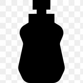 Silhouette Neck Black PNG