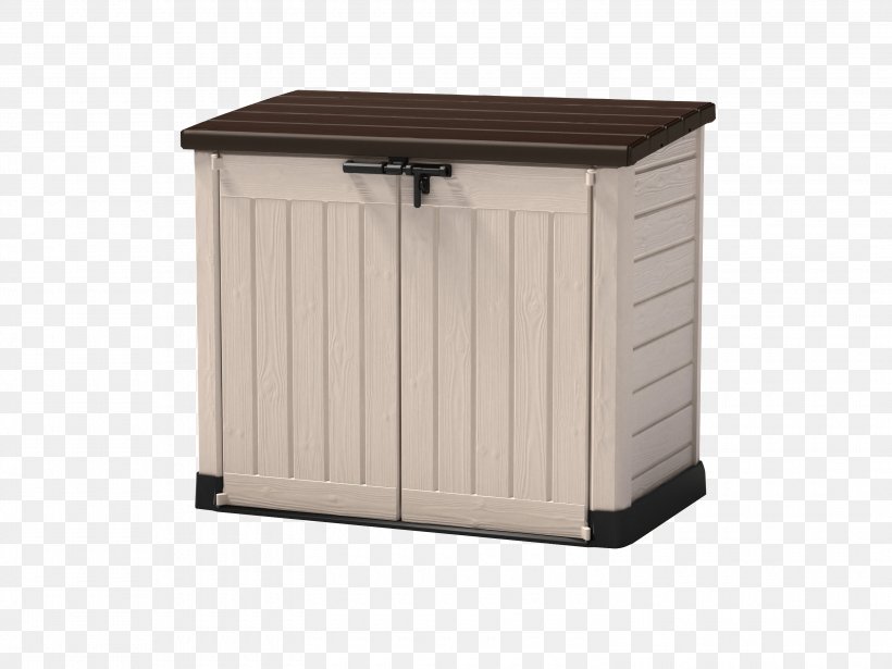 Shed Keter Garden Storage Cabinet Waterproof Patio Store Brown