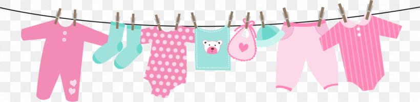 Clothes Line Infant Baby Shower Child Clip Art, PNG, 1280x312px, Clothes Line, Baby Shower, Birth, Boy, Child Download Free