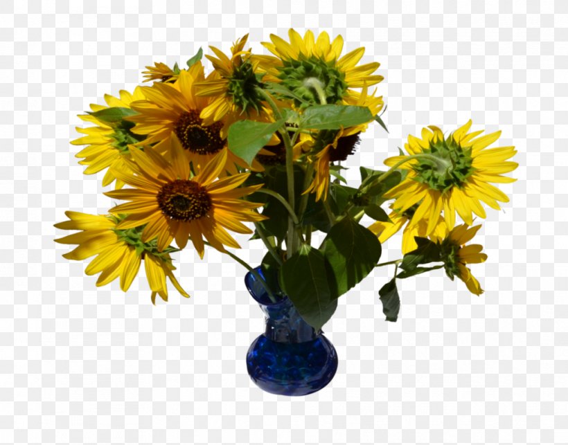 Common Sunflower Vase Floral Design Cut Flowers, PNG, 1009x792px, Common Sunflower, Cut Flowers, Daisy Family, Decorative Arts, Drawing Download Free