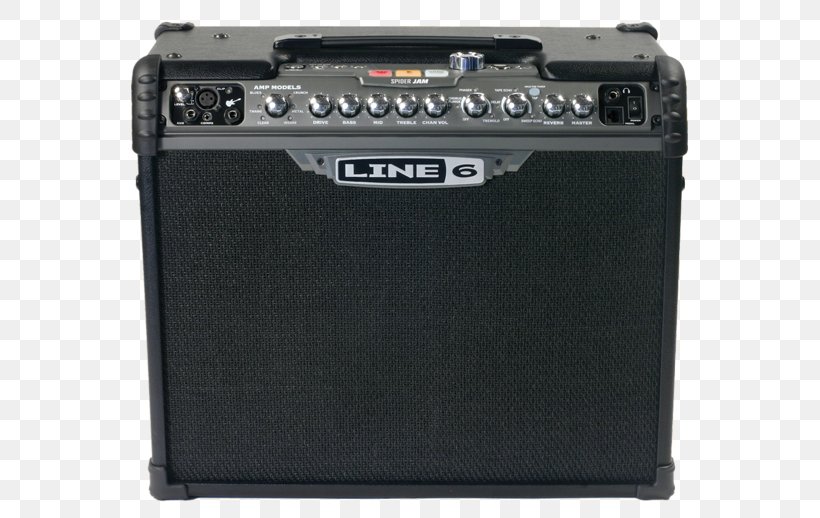 Guitar Amplifier Line 6 Spider Jam Electric Guitar, PNG, 666x518px, Guitar Amplifier, Acoustic Guitar, Amplifier, Amplifier Modeling, Audio Download Free