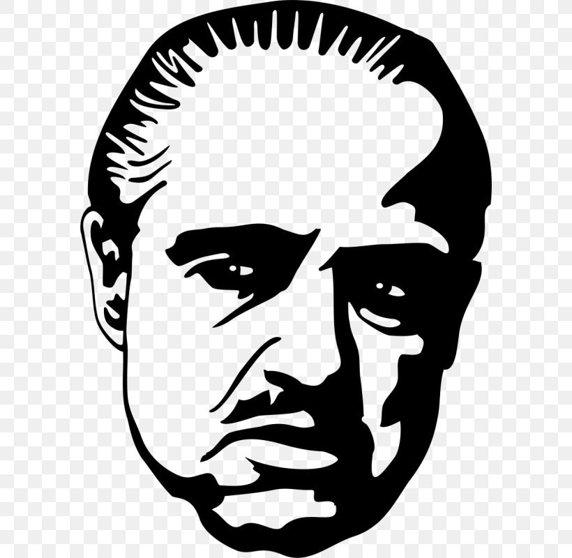Marlon Brando The Godfather Vito Corleone Gangster, PNG, 800x800px, Marlon Brando, Al Capone, Art, Artwork, Black And White Download Free