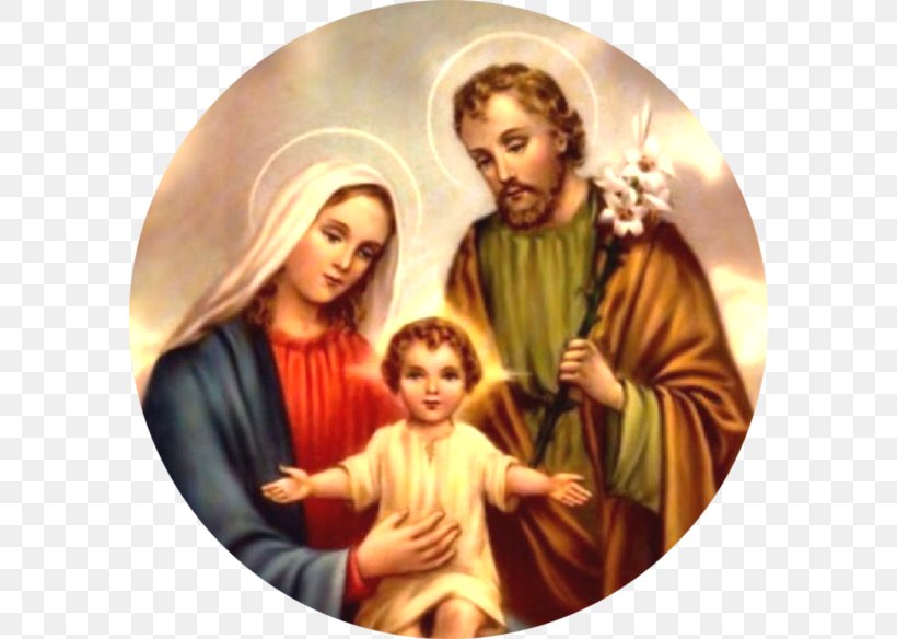Mary Jesus Sagrada Família Nazareth Holy Family, PNG, 584x584px, Mary, Angel, Catholicism, Christ Child, Family Download Free
