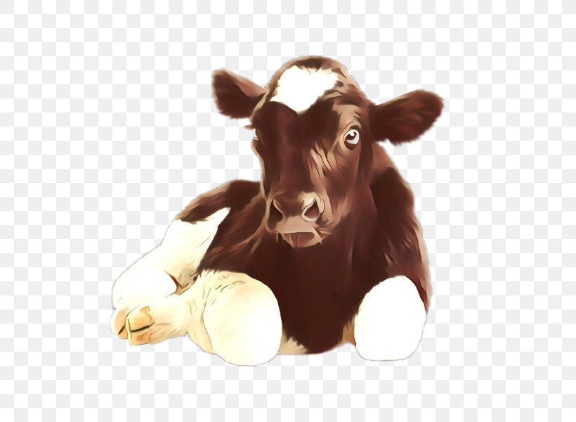 Calf Bovine Dairy Cow Nose Brown, PNG, 600x600px, Cartoon, Bovine, Brown, Bull, Calf Download Free