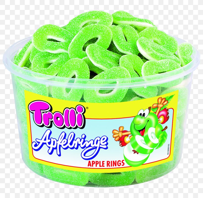 Gummi Candy Trolli Apfelring Chewing Gum Lollipop, PNG, 800x800px, Gummi Candy, Apfelring, Apple, Candy, Chewing Gum Download Free