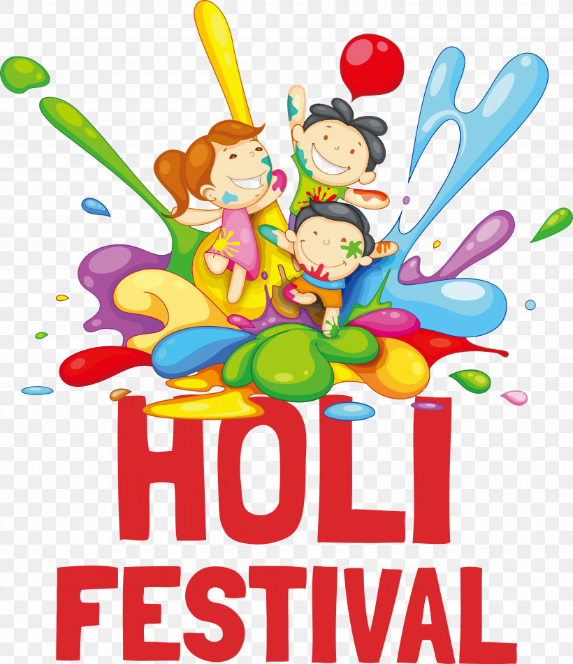 Holi, PNG, 5891x6839px, Holi, Cartoon, Festival, Gulal, Holiday Download Free