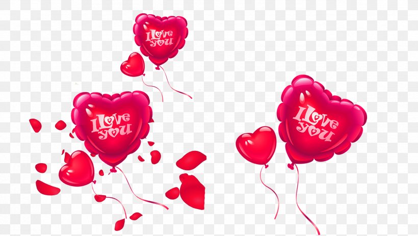 Heart Balloon Garden Roses, PNG, 2574x1456px, Heart, Balloon, Christmas, Cut Flowers, Designer Download Free