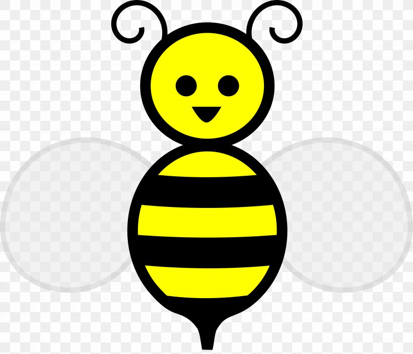 Honey Bee Beehive Clip Art, PNG, 5555x4763px, Bee, Beehive, Bumblebee, Drawing, Emoticon Download Free