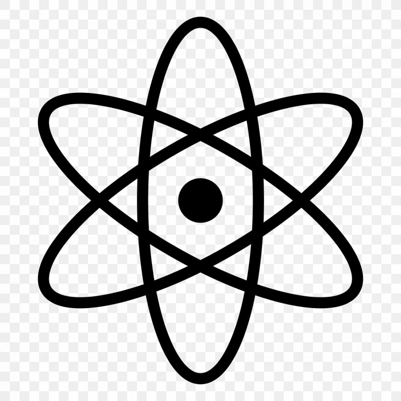 Symbol, PNG, 1200x1200px, Symbol, Atom, Atommodell, Black And White, Chemical Element Download Free