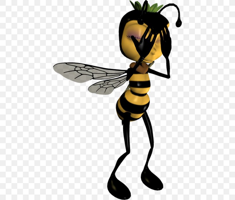 Honey Bee Clip Art Image Jappy, PNG, 450x699px, 3d Computer Graphics, Honey Bee, Animaatio, Bee, Fictional Character Download Free