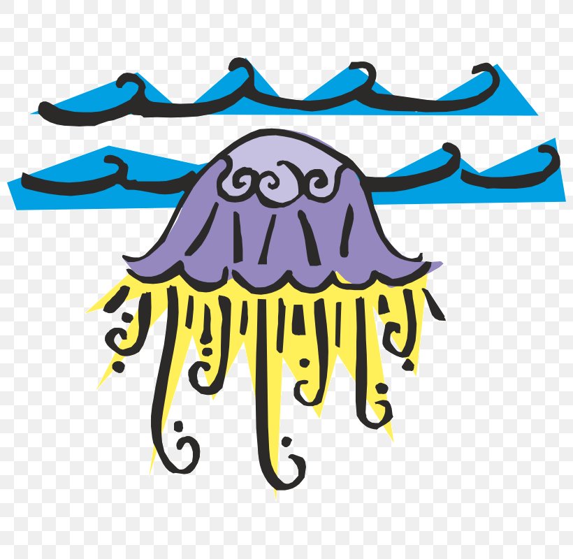 Jellyfish Drawing Clip Art, PNG, 800x800px, Jellyfish, Aquatic Animal, Area, Artwork, Blue Download Free