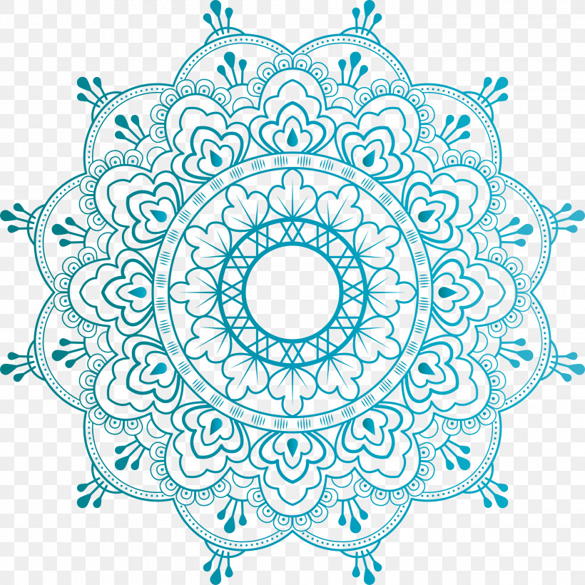 Mandala Flower Mandala Art, PNG, 3000x3000px, Mandala Flower, Coloring Book, Decal, Half Mandala Headboard Wall, Interior Design Services Download Free