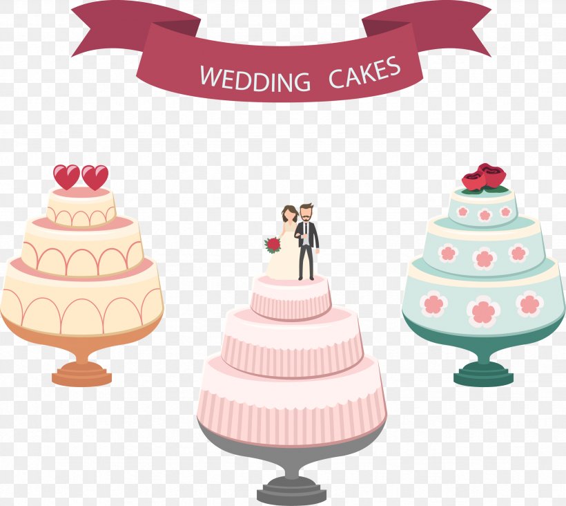 Wedding Cake Euclidean Vector, PNG, 2466x2204px, Wedding Cake, Baking, Birthday Cake, Buttercream, Cake Download Free