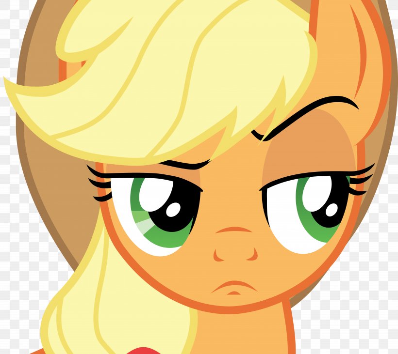 Applejack Eyebrow Facial Expression, PNG, 7965x7107px, Watercolor, Cartoon, Flower, Frame, Heart Download Free