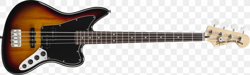 Fender Jaguar Bass Fender Precision Bass Bass Guitar Squier, PNG, 2400x721px, Watercolor, Cartoon, Flower, Frame, Heart Download Free
